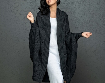 black alpaca sweater