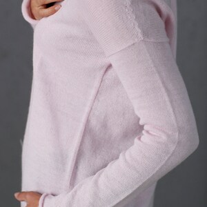 TEEROSE open front knit wool cardigan, light pink — By AGdesign