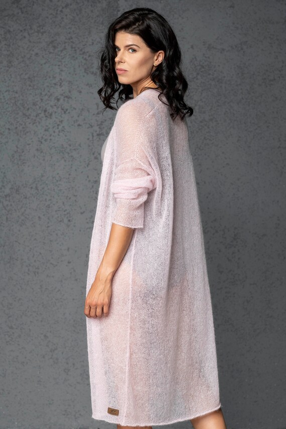 open lace back dress Bright Pink Maxi dress & Cardigan Set – MiMi-Michelle Boutique main image 0