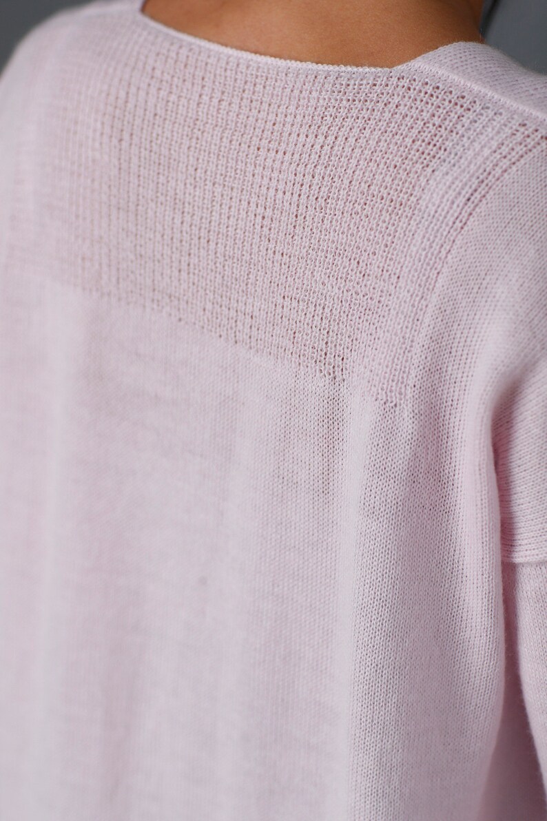 TEEROSE open front knit wool cardigan, light pink — By AGdesign