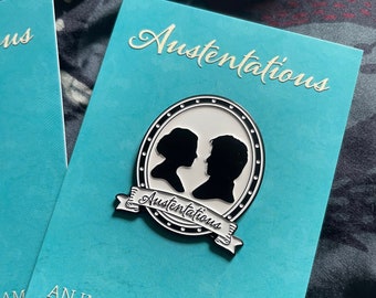 Austentatious - enamel pin badge