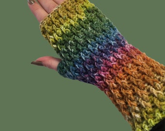 Crochet Pattern - Crochet wrist warmer Pattern - Fingerless Gloves Pattern - PDF Instant Download