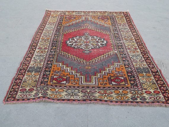 Turkish Rug177x118 Cm69 6x46 4 Etsy