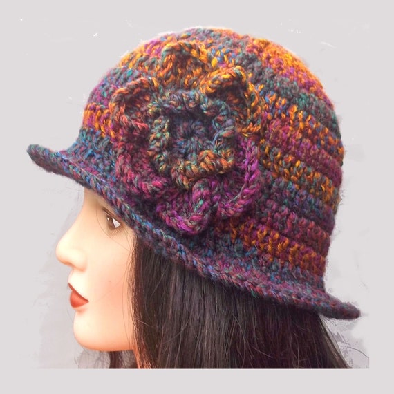 1920s Flapper Cloche Hat Pattern CROCHET HAT PATTERN For