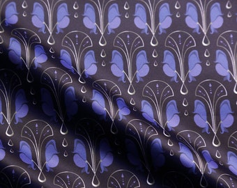 Monkshood DUCHESS SATIN – Fabric by the Half Metre – Inspired by Agatha Christie