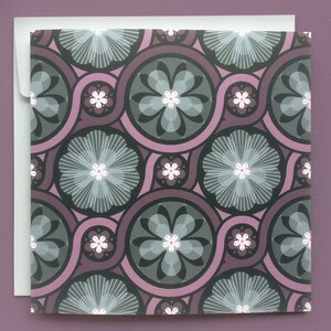 London Pride (Saxifrage x urbium) Greeting Card  – London Pride Flower – Luxury Card Design