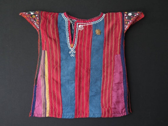 Vintage tribal Turkmen children's dress