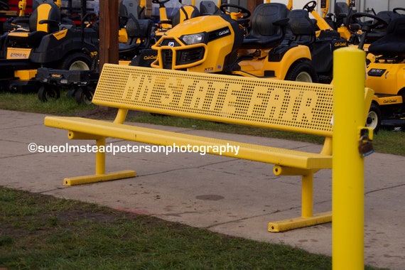 Mn State Fair Memory Bench Minnesota State Fair History Etsy