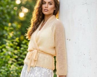 Mohair cardigan, mohair wedding jacket, strickjacke damen, knitted bridal cardigan, women knit cardigan, fluffy cardigan