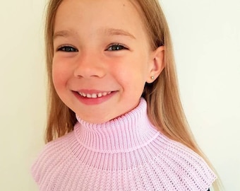 Chauffe-cou pour enfants Écharpe pour bébé en tricot 0-9 ans Écharpe dicky pour tout-petits