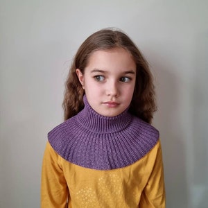 Scarf for kids Toddler scarf Kids neck warmer Knit baby scarf Turtleneck scarf