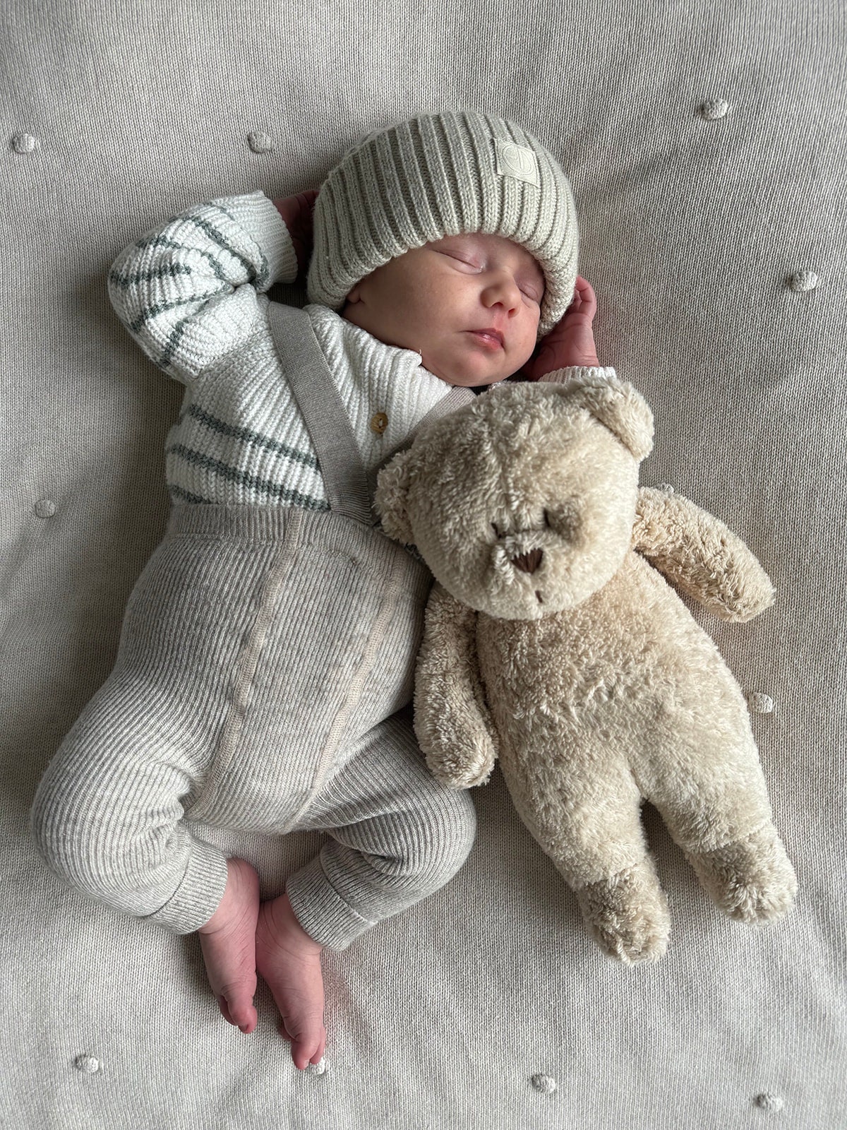 Moonie Teddy Bear, Organic Humming Bear Bedtime Bear Brown Teddy