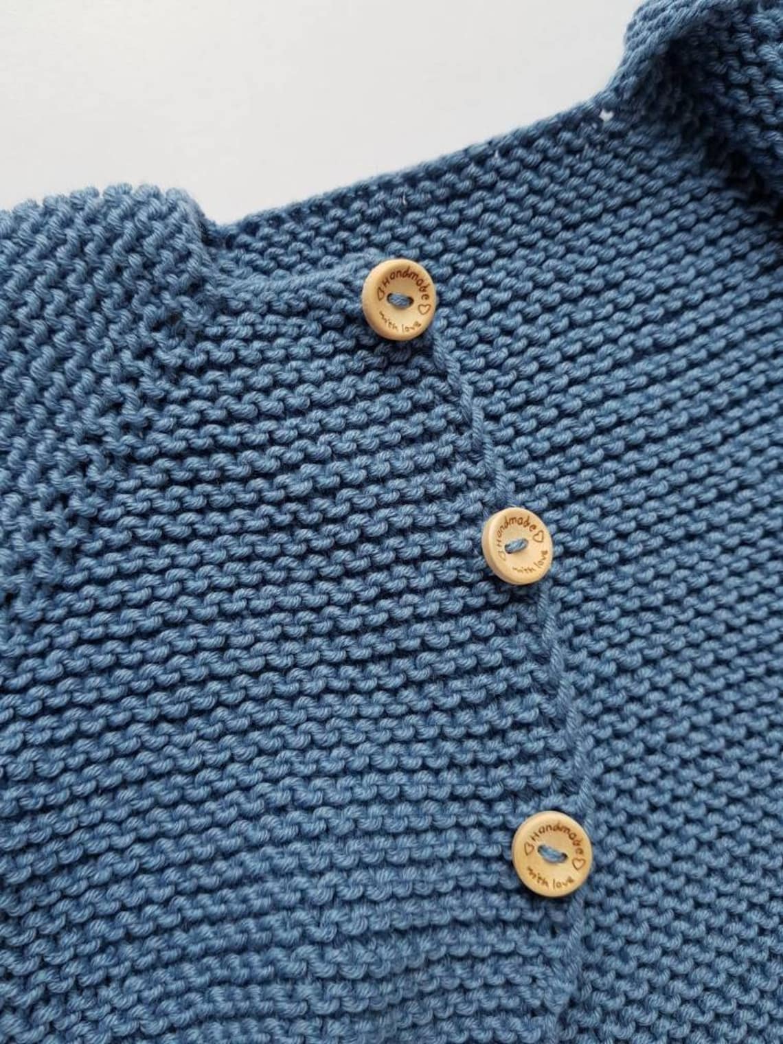 Nature Baby Merino Knit Cardigan - Acorn Marl main image 0
