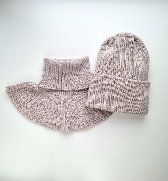 Woolen Beanie And Neck Warmer Set Men main image 3