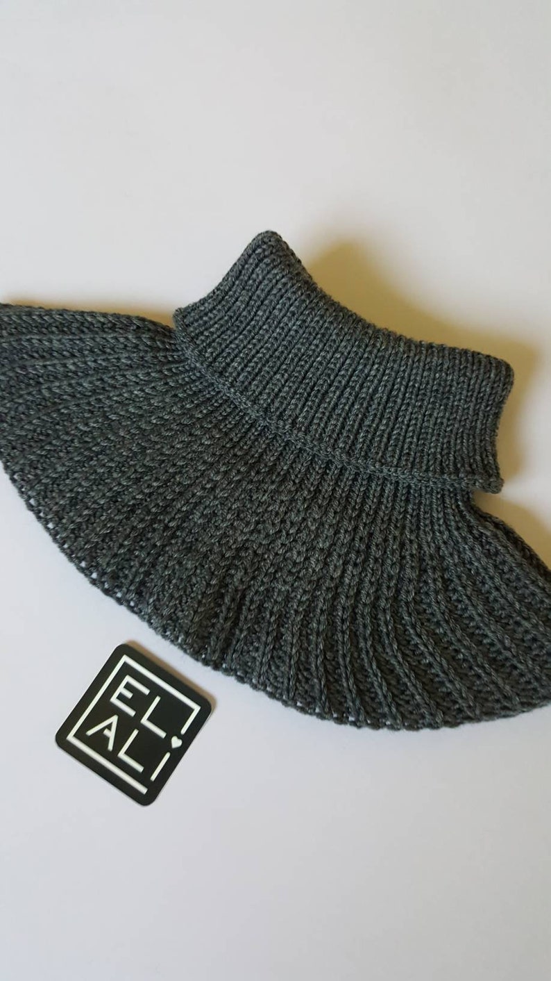 Neck warmer adult dickie knit neck gaiter scarf mens womens Etsy