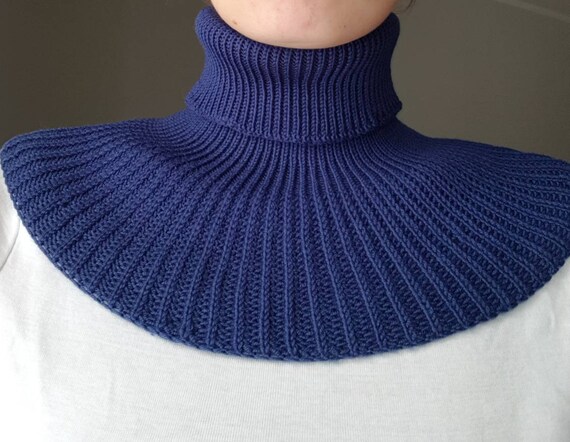 Scarf 100/% MERINO WOOL adult unisex men women knitted warm