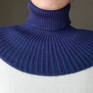 Halswärmer für Herren Strickschal Damen Strickkragen Schal
