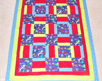 Baby Quilts, Baby Boy Quilt, Baby Girl Quilt, Kids Quilt, Modern Quilt, Handmade Quilt, Baby Bedding, Crib Quilt