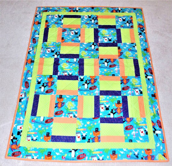 Baby Quilt, Boy Quilt, Girl Quilt, Modern Baby Quilt, Handmade