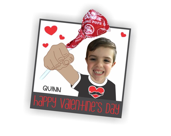 dum-dums-sucker-photo-sucker-valentine-card-personalized-photo-valentine-card-sucker-valentine