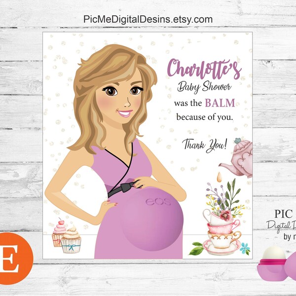 Eos Lip Balm Card Etsy