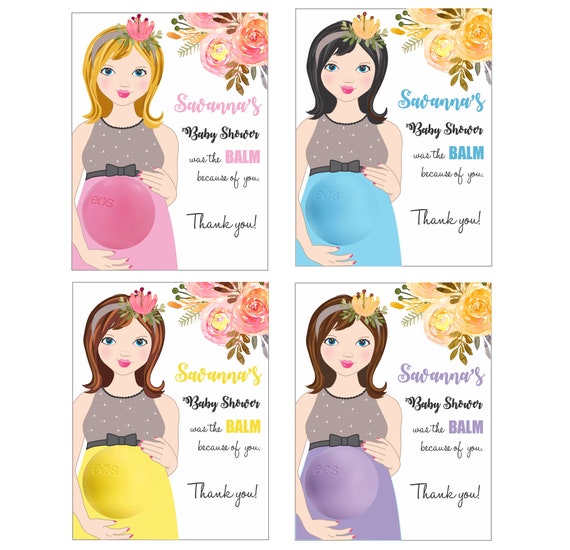 eos lip balm baby shower