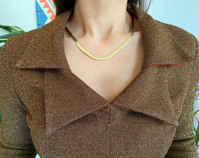 UK10 Bronze Maxi Dress Bronze Robe Vintage Robe Vintage Maxi Dress Maxi Dress 60s Vintage Evening Dress Bronze Dress 1960s Dress