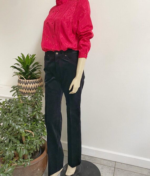BNWT UK8 1970s Black Slim Fit Corduroy Trousers for Men or Women Black Needlecord Cotton Cord Men s Trousers Etsy UK