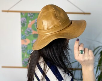 Leather Hippie Hat - Etsy UK