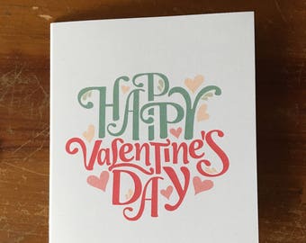 Valentine's Day Card - "Happy Valentine's Day"