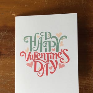 Valentine&#39;s Day Card - &quot;Happy Valentine&#39;s Day&quot;