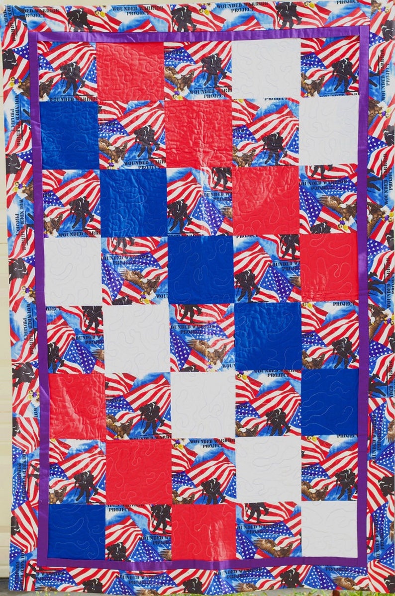 Wounded Warrior Project Handmade Quilt Etsy