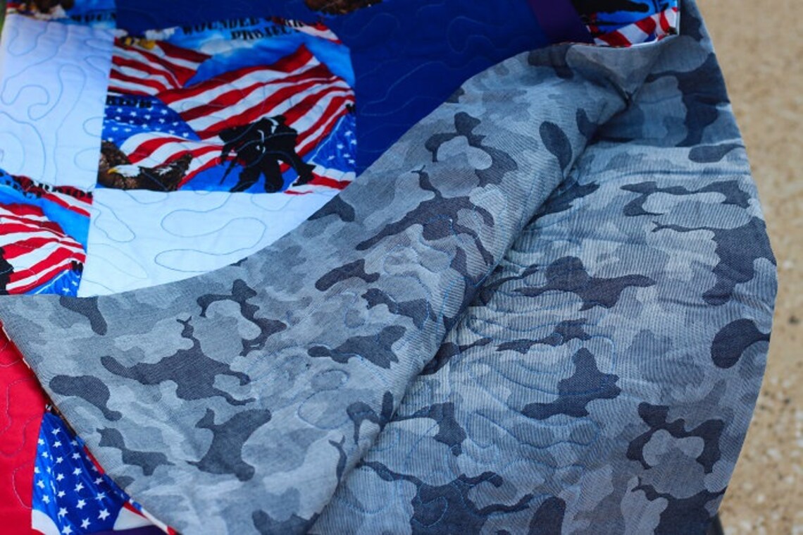 Wounded Warrior Project Handmade Quilt Etsy