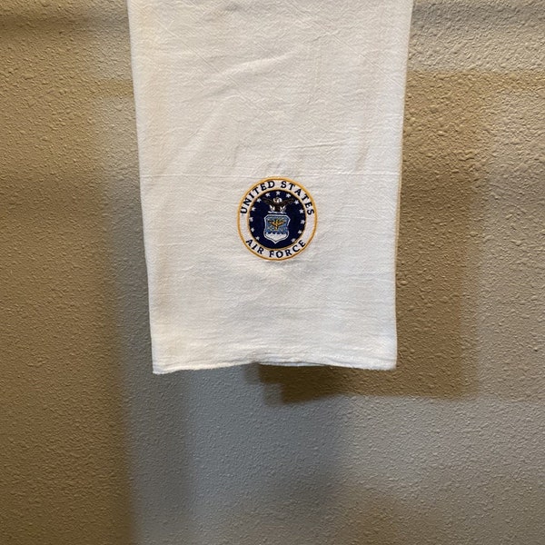 US Air Force Machine Embroidered Towel