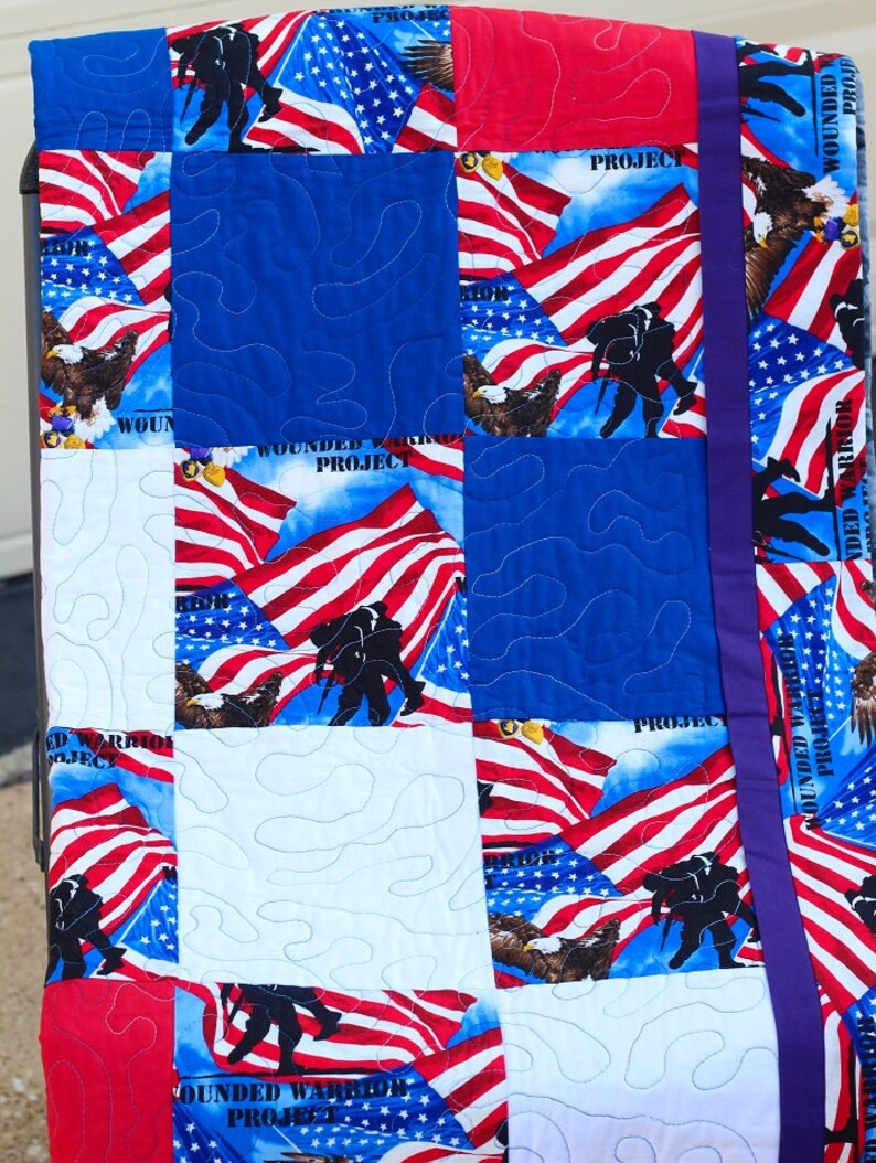 Wounded Warrior Project Handmade Quilt Etsy