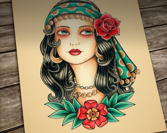 Gipsy Tattoo print