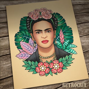 Frida Tattoo Print