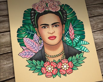Frida Tattoo Print