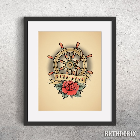 18 Guiding Ships Wheel Tattoos  Tattoodo