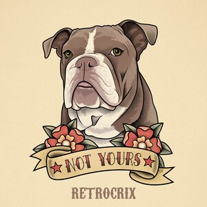 PET PORTRAIT in tattoo style.
