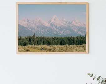 Grand Teton National Park Landscape 35mm film photo, landscape photo, landscape mountain , landscape teton, wyoming landscape, national park
