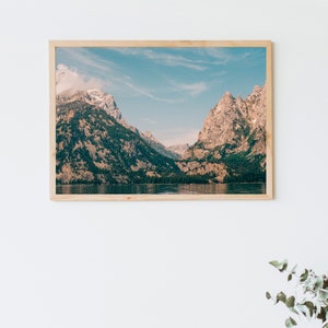 Jenny Lake Grand Teton Nationalpark Landschaft 35mm Farbfilm Foto, Jenny See Foto, Grand Teton Foto, Wyoming Querformat Foto,