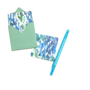 Aquarel briefpapier kaarten, mini Notitiekaarten, set van kleine kaarten, kaarten van de kleine briefpapier, schattige stationaire, heldere gift tags, kleine enveloppen