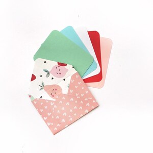 Stationery cards, valentine envelopes , Mini envelopes, blank note cards, mini cards, decorative envelopes, love note envelopes,