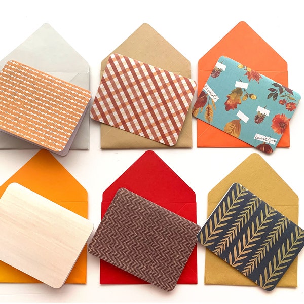 fancy letter writing paper Assorted fall cards, Thanksgiving stationery, Blank pen pal cards, fancy note cards, blank stationary cards, hostess gift set, just because