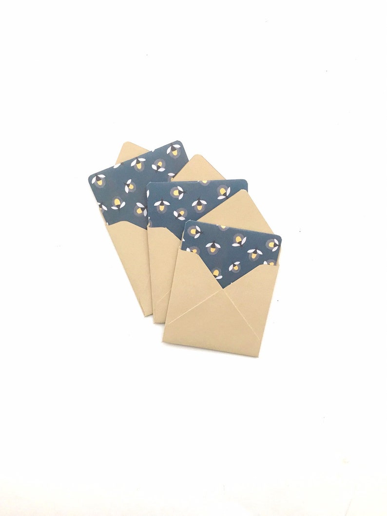 Firefly Note Cards Lightning Bug Stationery 3x3 Mini Cards - Etsy