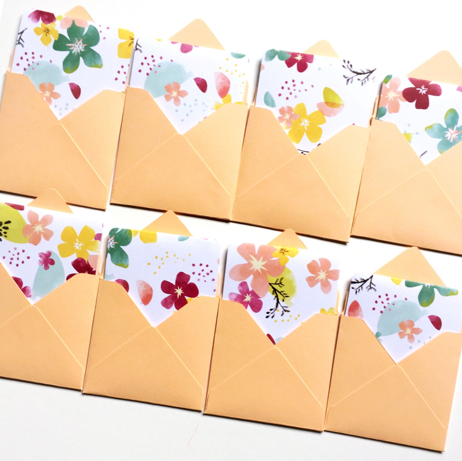 Mini Cards, Small Note Cards, Lunchbox Notes, Gift Tags, Love Notes ...