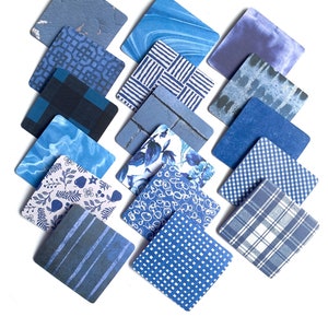 Blaue Mini-Karten, Karten für Geschenke, Versandmaterialien, süße Notizkarten, Mini 3x3 Karten, Geschenkverpackungskarten, winzige Karten zum Versand