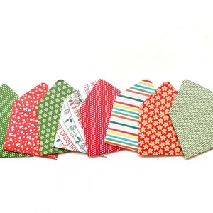 Multiple gift card envelopes, holiday note cards, blank mini cards, 3x4 envelopes, credit card holders, Christmas envelopes, holiday gift