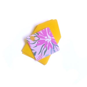 Mini Cards with envelopes, tiny note cards, small envelopes for gift, hostess gift, small stationery set, 3x3 gift card, square gift message